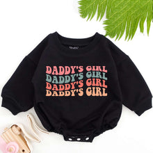 Load image into Gallery viewer, Daddy&#39;s Girl Baby One Piece, Retro Daddy&#39;s Girl Romper, Daddy Daughter Clothes, Father&#39;s Day Gift, Daddys Girl Outfit, Newborn for Girls
