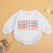 Load image into Gallery viewer, Daddy&#39;s Girl Baby One Piece, Retro Daddy&#39;s Girl Romper, Daddy Daughter Clothes, Father&#39;s Day Gift, Daddys Girl Outfit, Newborn for Girls
