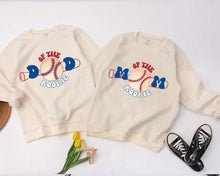 Load image into Gallery viewer, Family Of The Rookie Sweatshirt, Baseball Lover Gift Shirts, Matching Gameday Supporter, Daddy Mommy Of The Year Outfits, Baby Shower Gift
