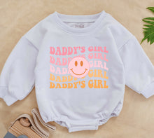 Load image into Gallery viewer, Daddy&#39;s Girl Baby Romper, Retro Daddy&#39;s Girl Romper, Daddy Daughter Clothes, Father&#39;s Day Gift, Daddys Girl Outfit, Newborn for Girls
