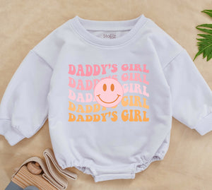 Daddy's Girl Baby Romper, Retro Daddy's Girl Romper, Daddy Daughter Clothes, Father's Day Gift, Daddys Girl Outfit, Newborn for Girls