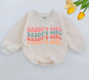 Daddy's Girl Baby One Piece, Retro Daddy's Girl Romper, Daddy Daughter Clothes, Father's Day Gift, Daddys Girl Outfit, Newborn for Girls